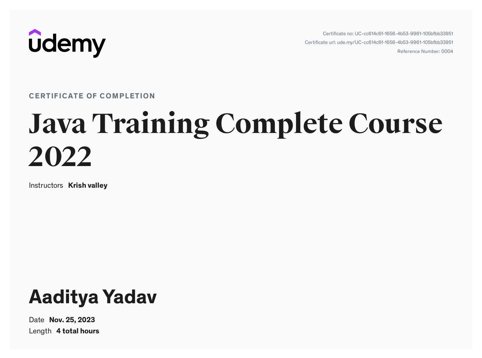 Java Training